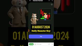 1 August 2024 Hamster combat daily cipher  Hamster combat daily combo  Hamster combat daily key [upl. by Polinski503]