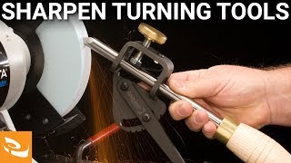 How to Sharpen Traditional Woodturning Tools on a Bench Grinder [upl. by Candra]