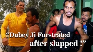 CWE  HAHA Watch Singham Dubey frustrations after getting slapped [upl. by Ylicic]