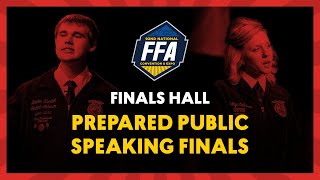 Prepared Public Speaking Finals  2019 National FFA Convention amp Expo [upl. by Gisele]