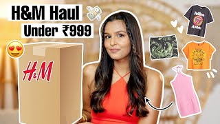 EVERYTHING Under ₹999 HampM Affordable Sale Haul😍  Mridul Sharma [upl. by Appel]