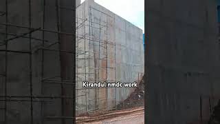 Kirandul road work by nmdc near amns conveyor belt [upl. by Gnuhp]