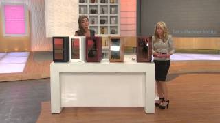 Tabletop Spinning MirroredJewelry Safekeeper by Lori Greiner with Lisa Robertson [upl. by Oeht]