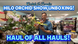 Hilo Orchid Show Unboxing Haul of all Hauls Deflasking update and a catasetum repot 😊 [upl. by Zzaj247]