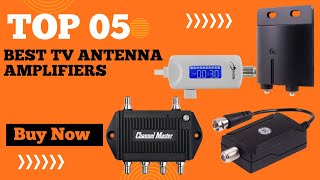 TOP 5 Best tv antenna Amplifiers in 2024 [upl. by Eymaj]