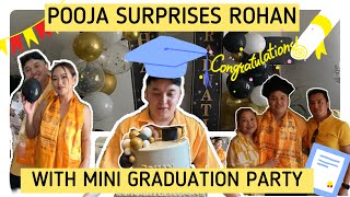 SURPRISE MINI GRADUATION PARTY ORGANISED BY POOJA FOR KASISH🎓✨INCLUDING FEW FRIENDS AND FAMILY✨ [upl. by Gean]