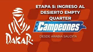 DAKAR 2024  ETAPA 5 DESDE ARABIA SAUDITA  Campeones 100124 [upl. by Sharai]