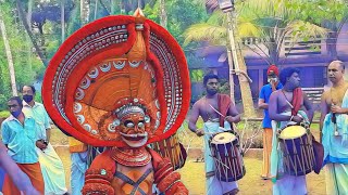 THEYYAM cherukunnu panapalli Puthiya Bhagavathi Temple [upl. by Augustina143]