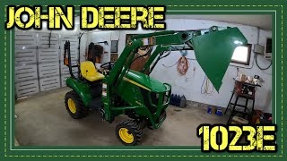 John Deere 1023E Scheduled Maintenance Today in the Shop [upl. by Hank502]