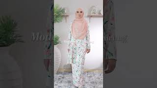 New in Alya Printed Riau Kurung  Ironless  Flowy  Muslimah [upl. by Hakon599]