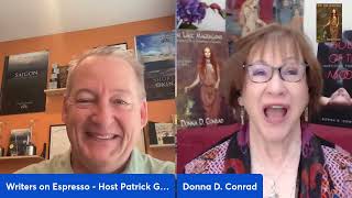 Writers on Espresso  Featuring Donna D Conrad [upl. by Eerazed]