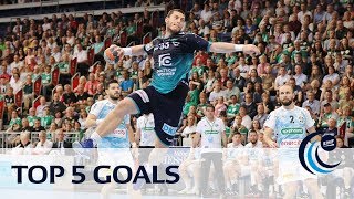 Top 5 goals  Quarterfinals Leg 1  Mens EHF CUP 201819 [upl. by Etnaid]