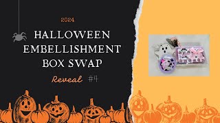 Halloween Embellishment Box Swap Reveal 4 by Kerrie kerriekrafts [upl. by Shu369]