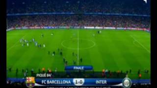 barcellona inter 10 inter in finale [upl. by Ynatterb]