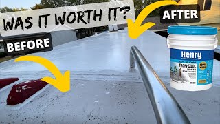 DIY RV Roof ReSealing amp Restoring with Henry TropiCool [upl. by Enitsahc]