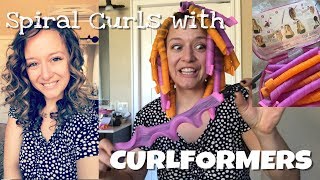 Get Spiral Curls that LAST with Curlformers  Product Review amp Demo  GIVEAWAY Closed [upl. by Emmi]