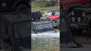 New Mahindra Thar  water wading capability [upl. by Ramona]