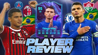 95 THIAGO SILVA EOAE SBC PLAYER REVIEW [upl. by Notyad]