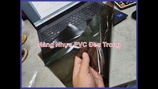 Cuộn Màng Nhựa PVC Dẻo Trong Suốt Màu Đen Trà Khổ Lớn Cty Minh Phúc Cung Cấp Với Độ Dày 03 và 05mm [upl. by Charyl957]