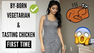 BEING BYBORN VEGETARIAN  TASTING CHICKEN FIRST TIME  WEIGHT LOSS TIPS  FAQS  Lavish Krish [upl. by Anwahsak]