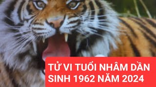 Tử vi tuổi nhâm dần nam mạng sinh năm 1962 năm 2024phong thủy tâm linh [upl. by Valry]