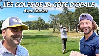 Je découvre les golfs de la Côte dOpale avec charlesdamourette  Des parcours merveilleux [upl. by Katee166]