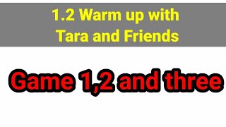 Warm up with Tara and Friends Game 3 Who scores the most [upl. by Eah880]