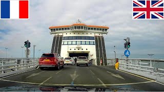 Crossing from Calais to Dover by ferry  MS Spirit of Britain [upl. by Nihsfa]