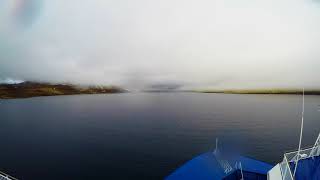 Seyðisfjörður Iceland  Timelapse 4k  Arrival on Iceland in fog conditions [upl. by Aceber]