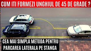 PARCAREA LATERALĂ CU SPATELE ÎNTRE DOUĂ MAȘINI PE PARTEA STÂNGĂ Ep 10  repere și sfaturi [upl. by Janenna]