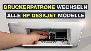 HP Druckerpatronen wechseln 🔄 Alle DeskJet Modelle Series 2000  3000 amp 4000  2820e  Testventure [upl. by Namien408]