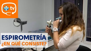 ¿En qué consiste una espirometría [upl. by Nylitak427]