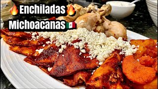 How to make ENCHILADAS  Enchiladas Michoacanas [upl. by Winifred]