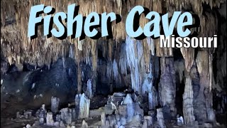 most stalactites and stalagmites I’ve ever seen Fisher cave  Meramec State Park [upl. by Rehpotsirhcnhoj]