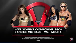 Melina w Nitro vs Candice Michelle  Raw Womens Championship [upl. by Christoffer]