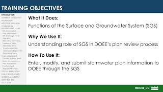 Surface and Groundwater System SGS Training Part 1 Introduction [upl. by Esilanna]