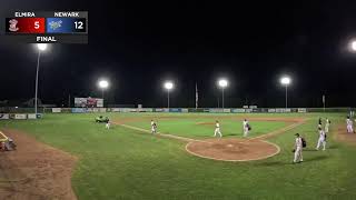 Newark Pilots 1017 vs Elmira Pioneers 1512  71124  PGCBL West Divison [upl. by Sproul748]