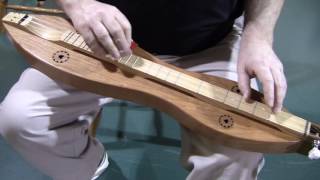 Folkcraft® FSH Series AllCherry Mountain Dulcimer Demonstration [upl. by Grefer]