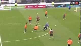 Still got it Zinedine Zidane magic on Real Madrid training [upl. by Meraree]