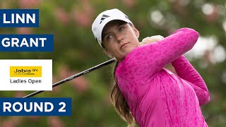 Linn Grant shoots 67 4 to share the lead heading into the final day at the 2023 Jabra Ladies Open [upl. by Skell]