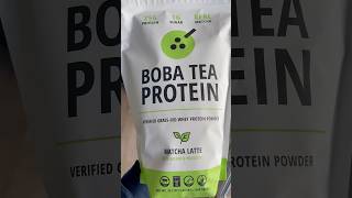 Boba Tea Protein Powder Review 😤🍵 Matcha Latte Flavor‼️ [upl. by Annis]