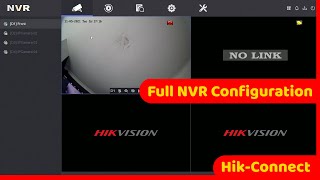 HikVision NVR Setup Including HikConnect NEW [upl. by Otsuj]