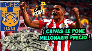 ¡ CHIVAS LE PONE PRECIO MILLONARIO AL TIBA SEPÚLVEDA Y SE ALEJA DE TIGRES [upl. by Aysa206]