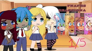 FNAFHS reacciona a sus originales 13  FNAF reaction  Vanny demon [upl. by Aivartal]