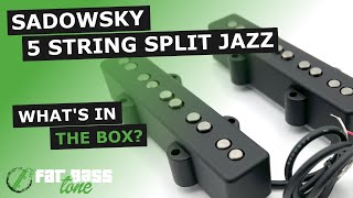 Sadowsky 5 String SplitCoil Jazz Bass® Pickup Set What’s In The Box A CloseUp Look [upl. by Godbeare]