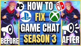 How To Fix Fortnite Game Chat Not Working Xbox  CHAPTER 4 SEASON 3  FN Voice Chat Fix [upl. by Sutherland]