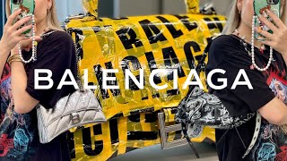 NEW BALENCIAGA BAGS COLOURS LE CAGOLE HOURGLASS CRUSH [upl. by Walley]