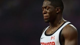 Canada Disqualified In 4x100m Relay London 2012 [upl. by Ahsatam]