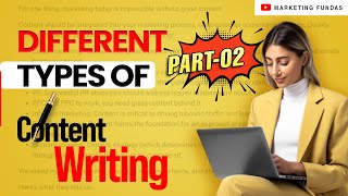 Different Types of Content Writing  Content Writing Tutorial for Beginners Hindi  contentwriting [upl. by Collette]