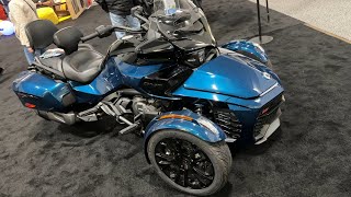 2024 Can Am spyder F3T Review  MotorCycle Tube [upl. by Yekcim]